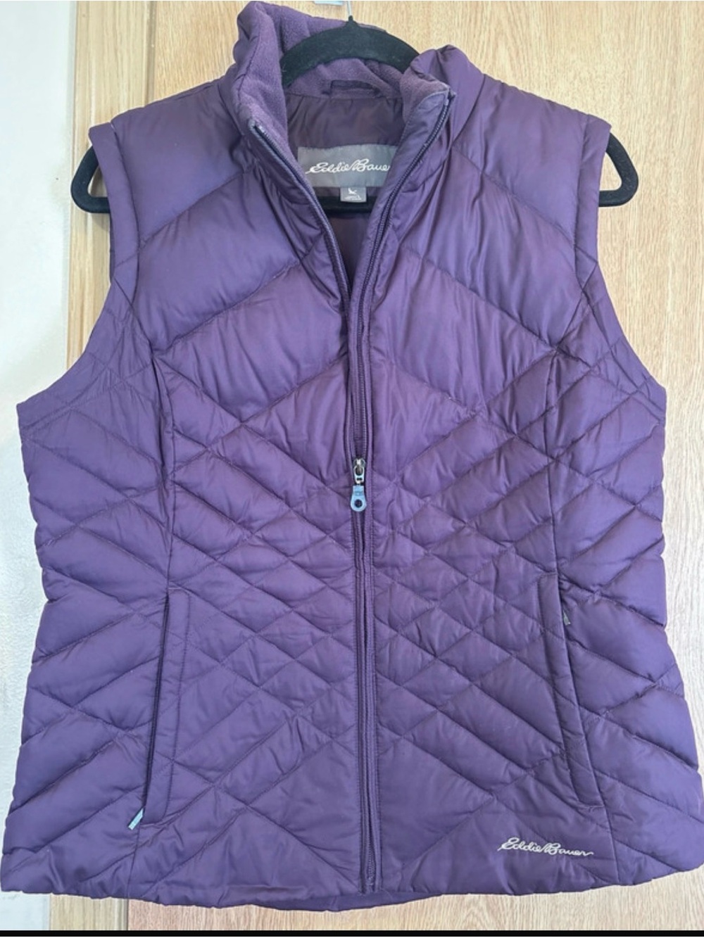 Eddie Bauer Women's Quilted Plum Down-Style Vest